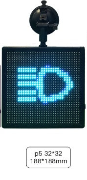 Car LED expression light